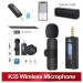 K35 DUAL WIRELESS DYNAMIC MICROPHONE WITH NOISE CANCELLING